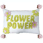 Alternate image 0 for Wild Sage&trade; Flower Power Sunshine Oblong Throw Pillow in White