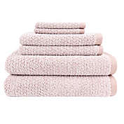 Everplush&reg; Essential Diamond 6-Piece Bath Towel Set in Rose