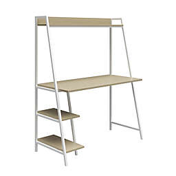 Novogratz Bushwick Ladder Desk in Oak/White