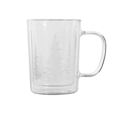 Clear Glass Mug With Lid & Infuser 300ml 10oz B-361 