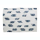Alternate image 0 for Everhome&trade; Ikat Stripe Placemats in White/Blue (Set of 4)