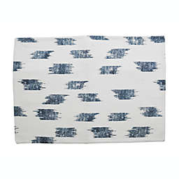 Everhome™ Ikat Stripe Placemats in White/Blue (Set of 4)