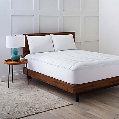 Therapedic&reg; Cooling Twin XL Mattress Pad in White. View a larger version of this product image.