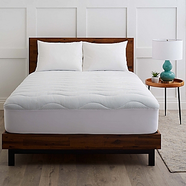 Therapedic&reg; Cooling Twin XL Mattress Pad in White. View a larger version of this product image.