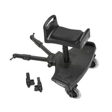 Larktale&trade; Universal Fit Ride-Along Stroller Board in Black. View a larger version of this product image.