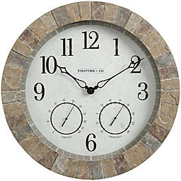 FirsTime & Co.® Sandstone Outdoor Clock