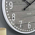 Alternate image 4 for FirsTime&reg; Arlo Farmhouse 20-Inch Wall Clock in Grey