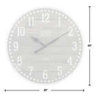 Alternate image 8 for FirsTime&reg; Arlo Farmhouse 20-Inch Wall Clock in Grey