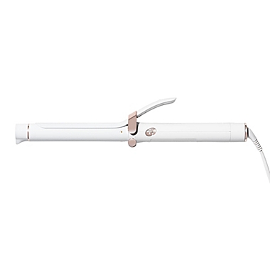 T3 Singlepass Curl  Curling Iron in White/Rose Gold | Bed Bath & Beyond
