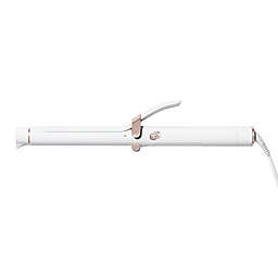 T3 Singlepass Curl 1.0 Curling Iron in White/Rose Gold