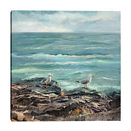 Masterpiece Art Gallery Coastal Duet 24-Inch Square Canvas Wall Art