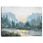 Masterpiece Art Gallery Distant Hues 40-Inch x 30-Inch Canvas Wall Art