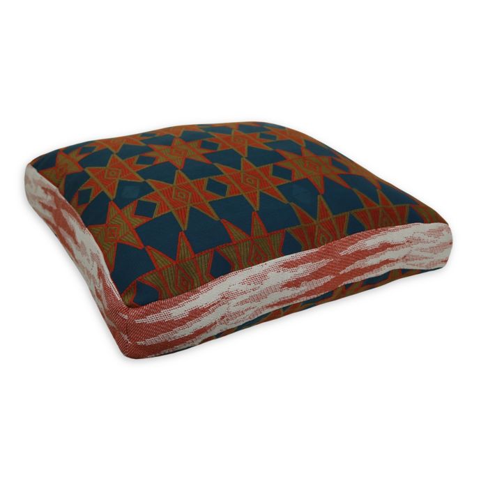 Jungalow By Justina Blakeney Estrella Square Floor Cushion In Blue