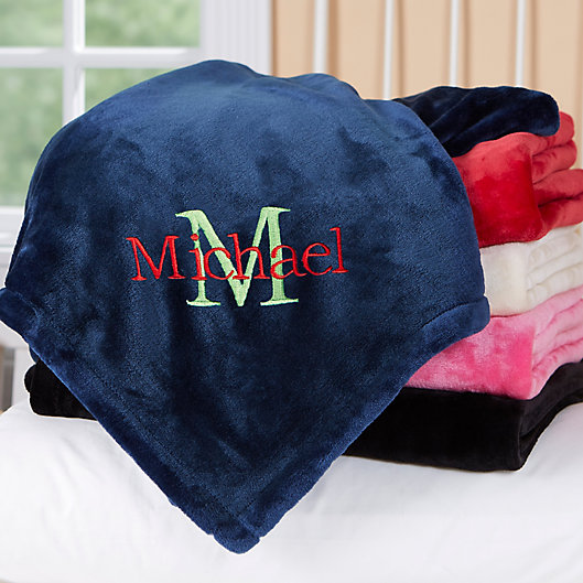 Alternate image 1 for All About Me Fleece Blanket