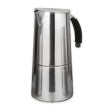 ISLA 6-Cup Stainless Steel Stovetop Espresso Maker. View a larger version of this product image.