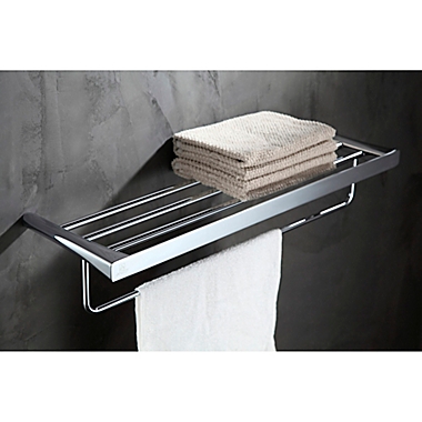 ANZZI&trade; Caster 3-Series Towel Rack in Polished Chrome. View a larger version of this product image.