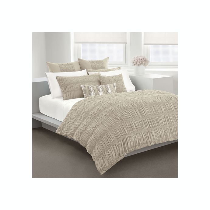 Dkny Willow Linen Duvet Cover 100 Cotton Bed Bath Beyond