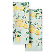 Martha Stewart Lemon Whimsy Kitchen Towels in Yellow (Set of 2)