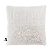 UGG&reg; Iggy Square Throw Pillow in Snow