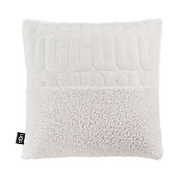 UGG® Iggy Square Throw Pillow in Snow