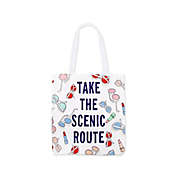 kate spade new york Sun&#39;s Out Canvas Book Tote in White
