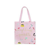 kate spade new york Fashionably Late Canvas Book Tote in Pink