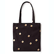 kate spade new york Scatter Dot Canvas Book Tote in Black