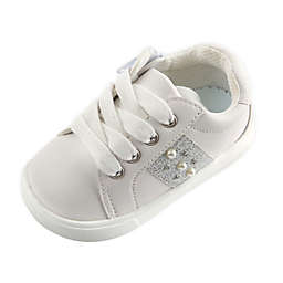 mooshu™ TRAINERS Size 8 Candle Squeaky Sneaker in White