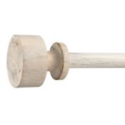 Bee &amp; Willow&trade; Iris Adjustable Curtain Rod Set in Weathered Oak