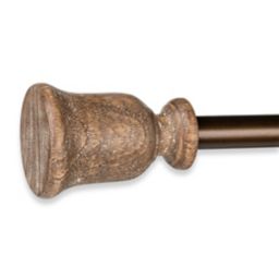 Bee & Willow™ Selah Adjustable Curtain Rod Set in Oak