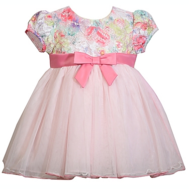Bonnie Baby&reg; Size 4T Multicolor Lace Bodice Top Ballerina Dress. View a larger version of this product image.