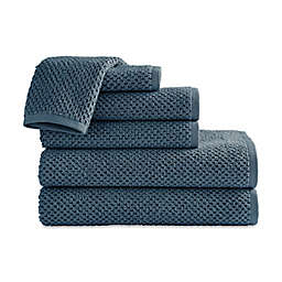 Scott Living Terrain 6-Piece Bath Towel Set in China Blue