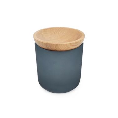 Haven&trade; Eulo Frosted Jar in China Blue. View a larger version of this product image.