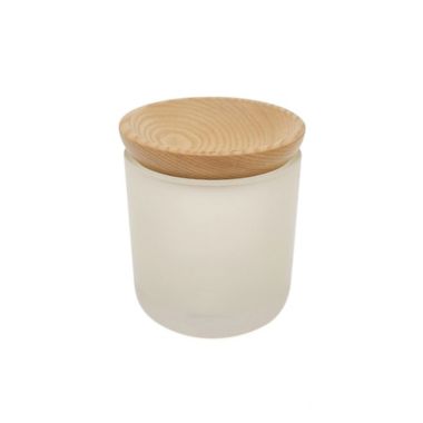 Haven&trade; Eulo Frosted Jar in Coconut Milk. View a larger version of this product image.