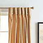 Alternate image 1 for DKNY Velvet Inverted Pleat 96-Inch Tab Top Window Curtain Panels in Gold (Set of 2)