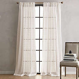 DKNY® Urban Sparkle 96-Inch Rod Pocket Window Curtain Panels in Gold (Set of 2)