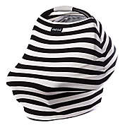 Milk Snob&reg; Multi-Use Car Seat Cover in Black/White Stripe