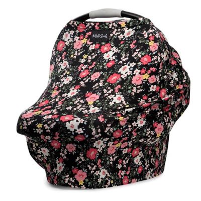 Milk Snob&reg; Multi-Use Car Seat Cover in Peony Floral