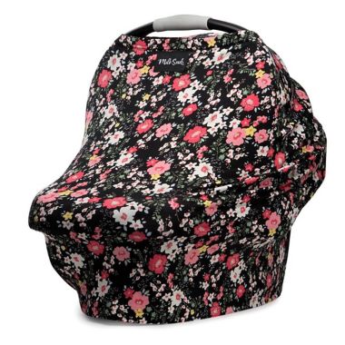 Milk Snob&reg; Multi-Use Car Seat Cover in Peony Floral. View a larger version of this product image.