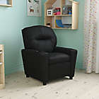 Alternate image 1 for Flash Furniture Leather Kids Recliner with Cup Holder