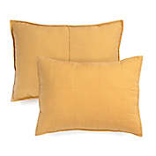 Welhome Relax Standard Pillow Shams in Ochre (Set of 2)