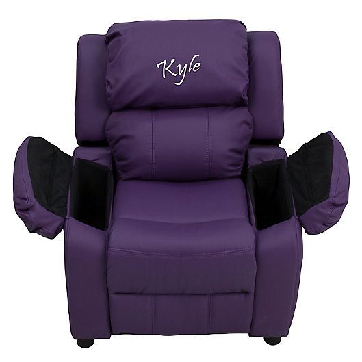 Alternate image 1 for Flash Furniture Personalized Kids Recliner
