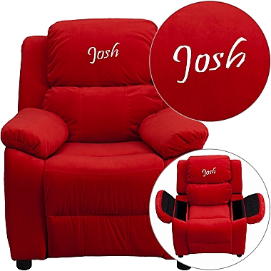 Flash Furniture Personalized Kids Recliner. View a larger version of this product image.