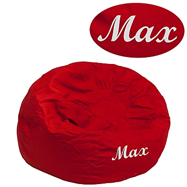 Flash Furniture Personalized Kids Bean Bag Chair. View a larger version of this product image.