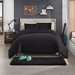 UGG® Corey 2-Piece Twin/Twin XL Duvet Cover Set in Off Black
