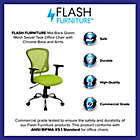 Alternate image 7 for Flash Furniture Mesh Mid-Back Task Chair