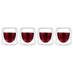 Cosmo Double Wall Wine Glass 10 oz - Set of 4