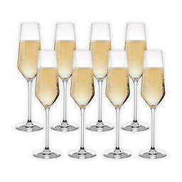 JoyJolt® Layla Crystal Champagne Flutes (Set of 8)