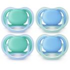 Alternate image 0 for Philips Avent 6-18M 4-Pack Ultra Air Pacifiers in Blue/Green