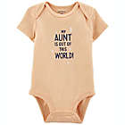 Alternate image 0 for carter&#39;s&reg; Newborn My Aunt Is Out Of This World Original Bodysuit in Yellow